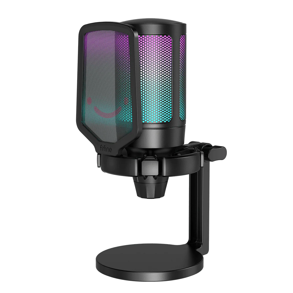 FIFINE AmpliGame A6V USB Condenser Microphone with RGB - Image 23