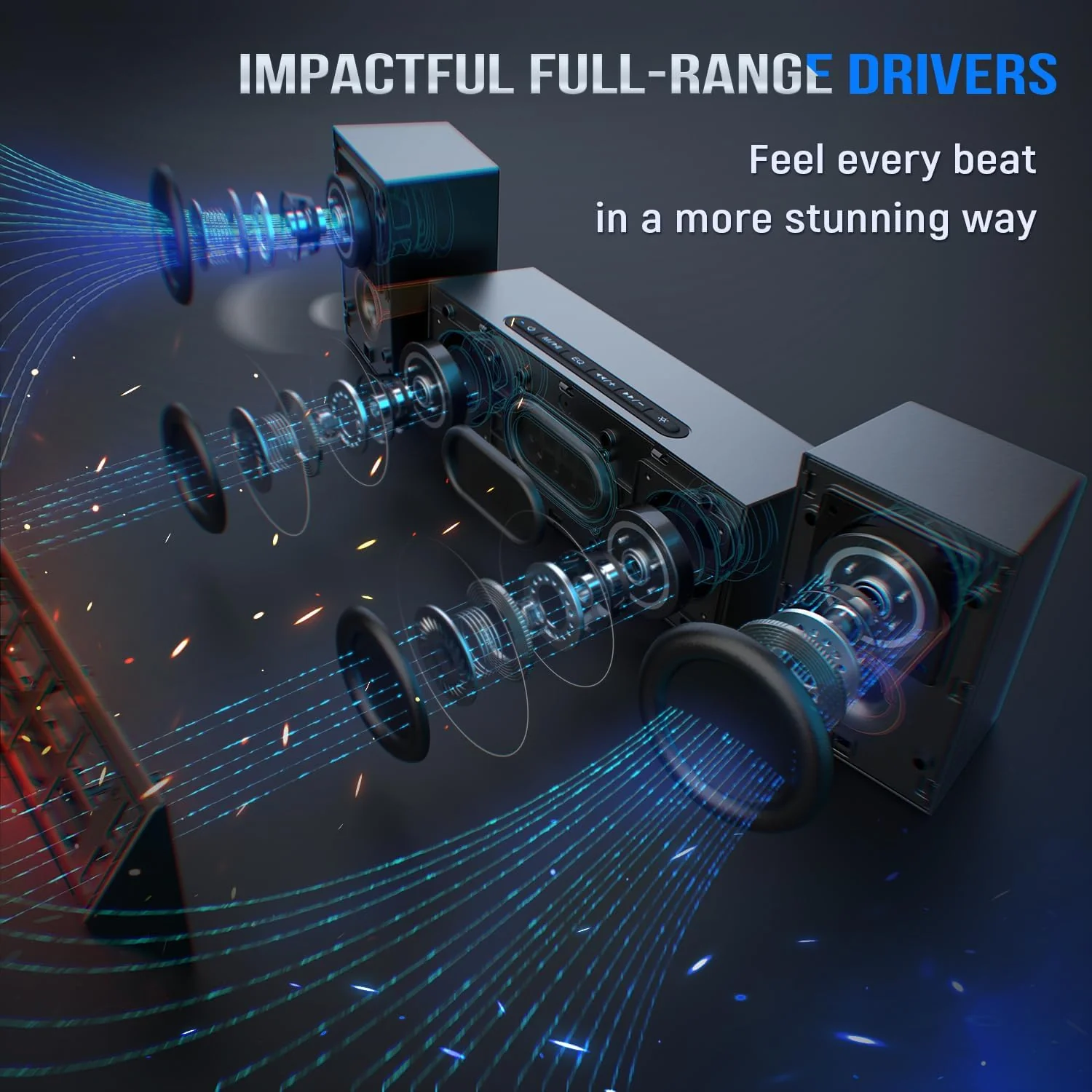 FIFINE AmpliGame A22 Bluetooth Speakers - Image 4