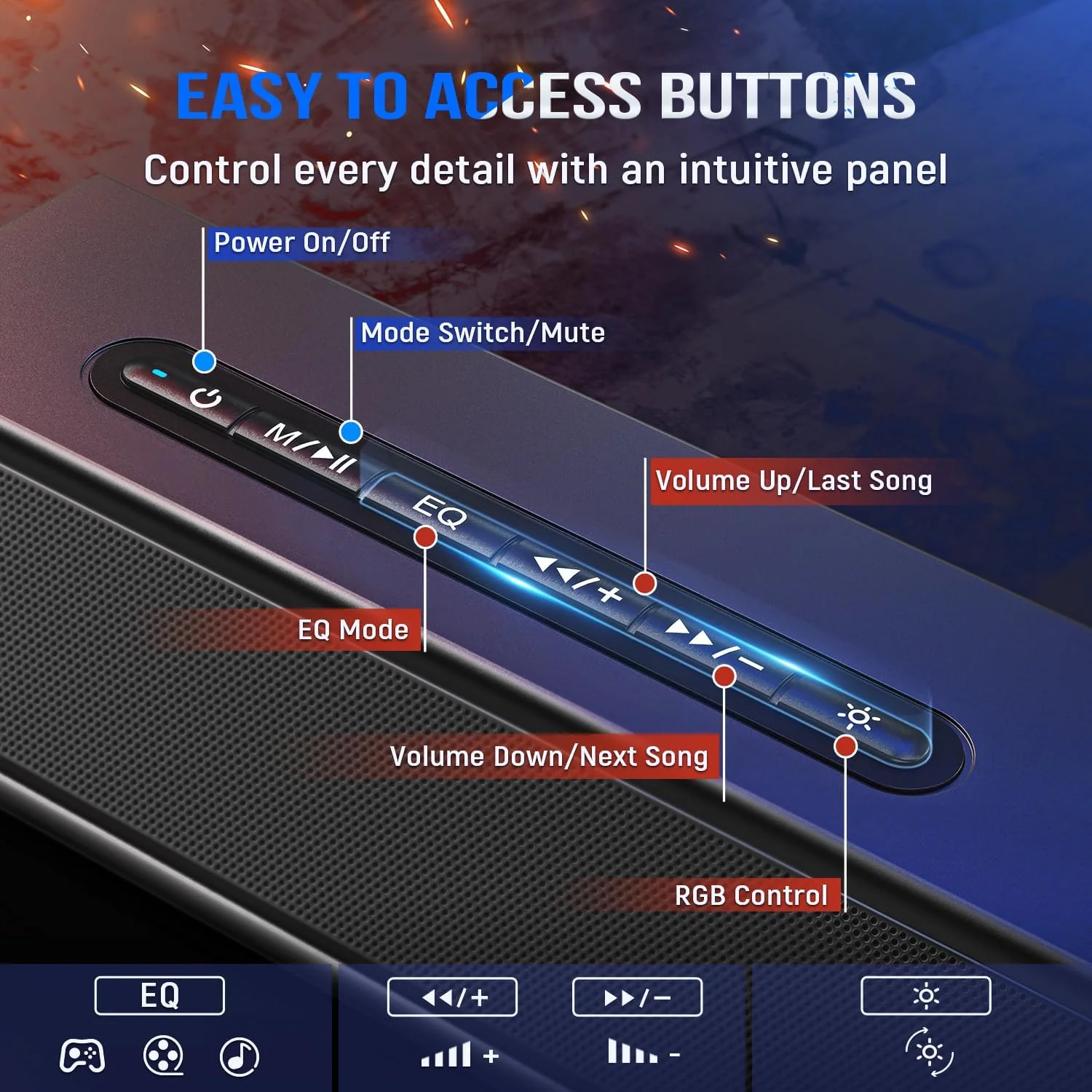 FIFINE AmpliGame A22 Bluetooth Speakers - Image 6