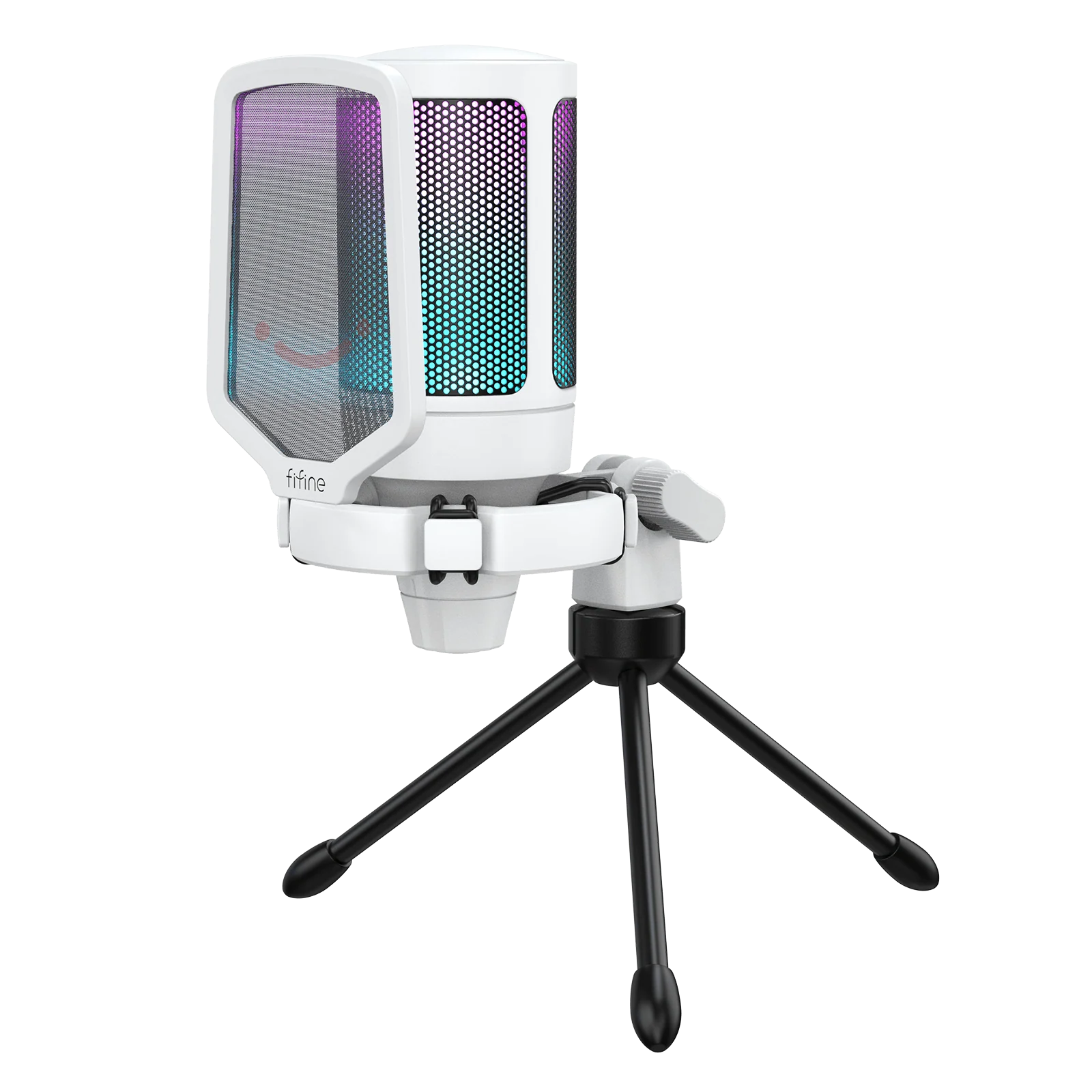 FIFINE AmpliGame A6V USB Condenser Microphone with RGB - Image 41