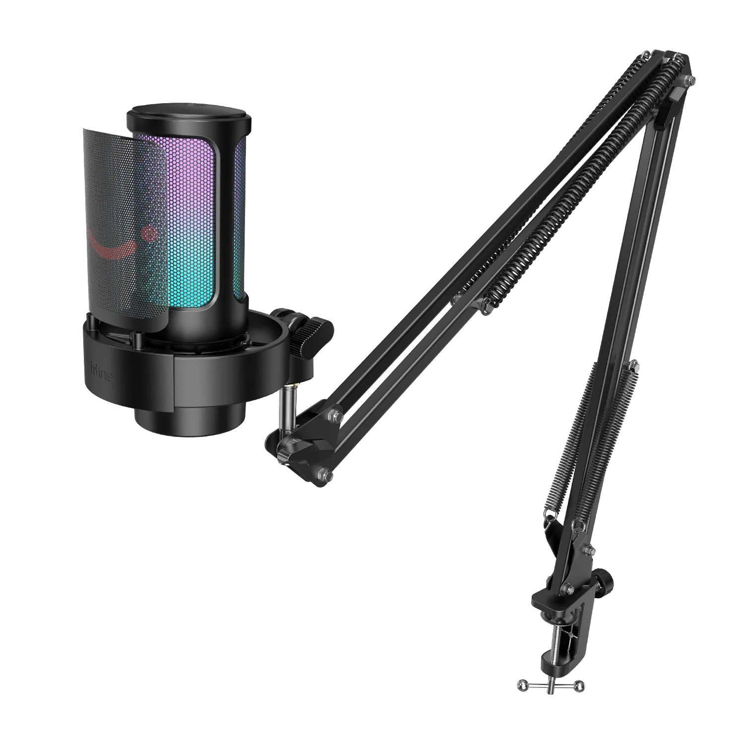 FIFINE AmpliGame A8 USB Condenser Microphone with RGB - Image 11