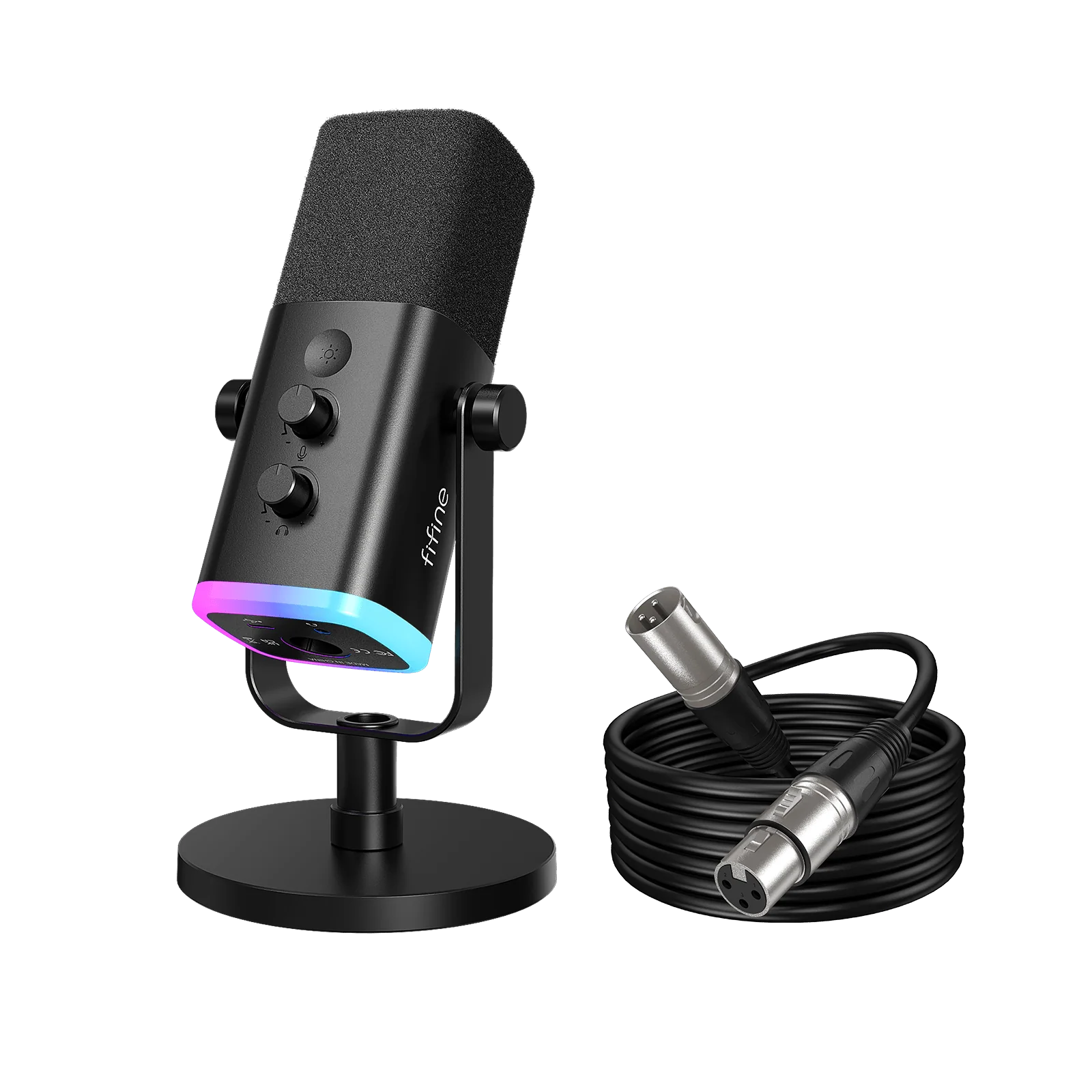 FIFINE AmpliGame AM8 USB/XLR Dynamic Microphone with RGB - Image 49