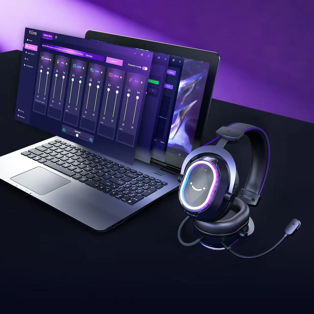 FIFINE AmpliGame H13 USB Headset with RGB - Image 9