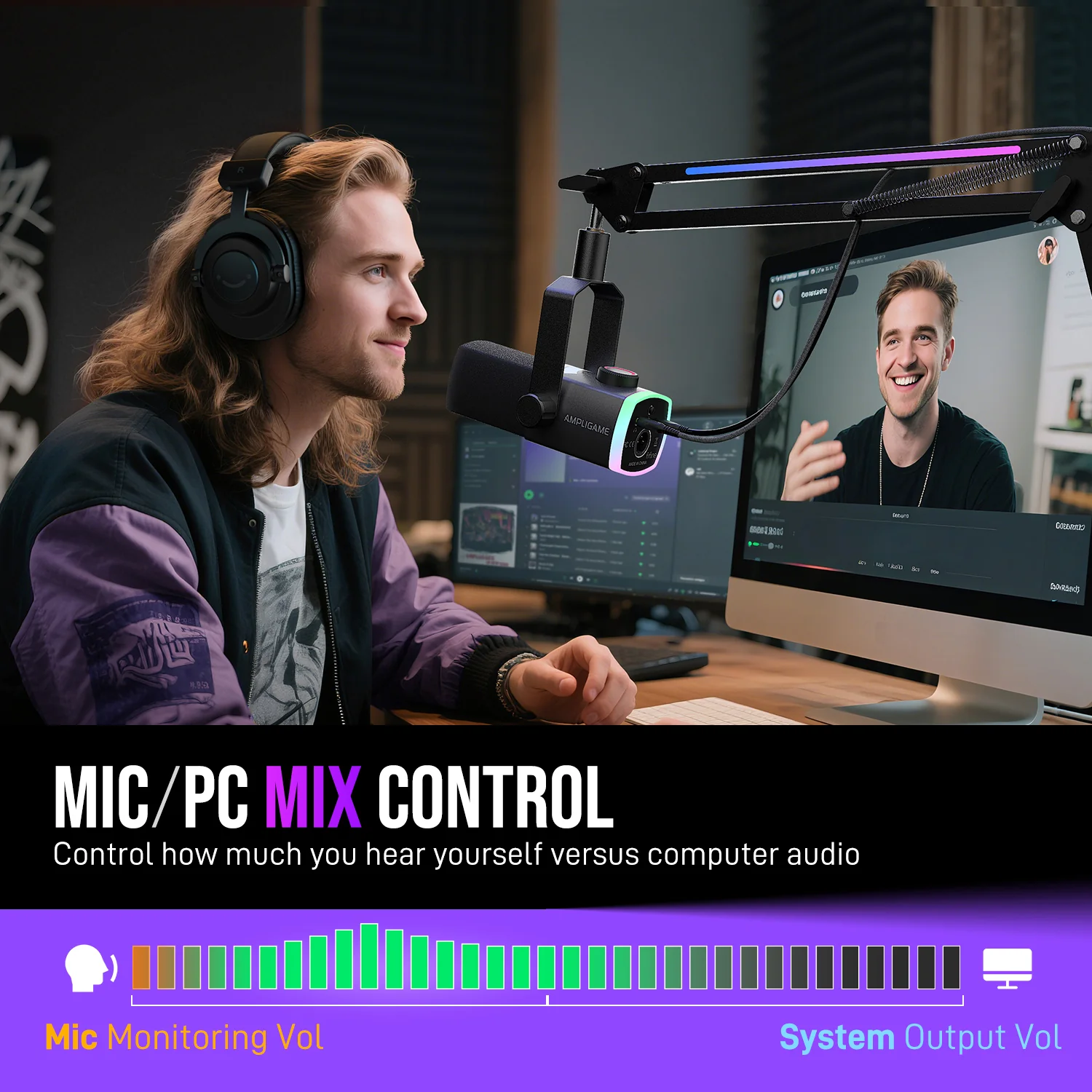 FIFINE Streaming Bundle: AM8PROT Microphone Kit + XLR Cable - Image 7