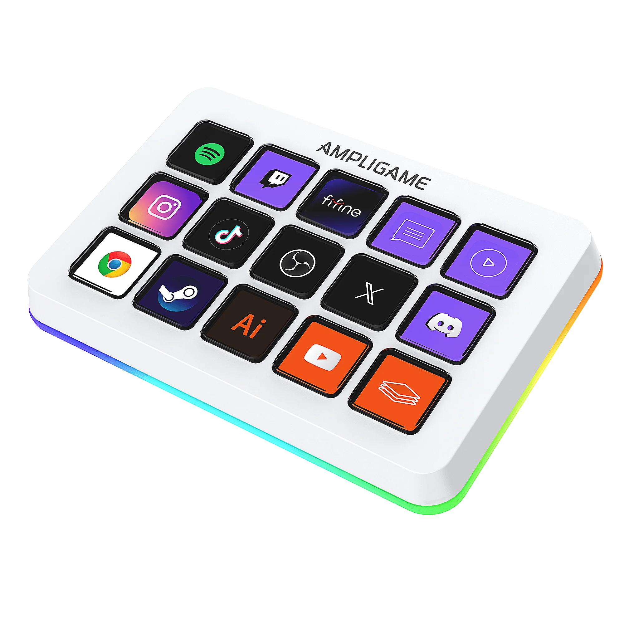 FIFINE AmpliGame D6 Stream Controller Deck with RGB - Image 12