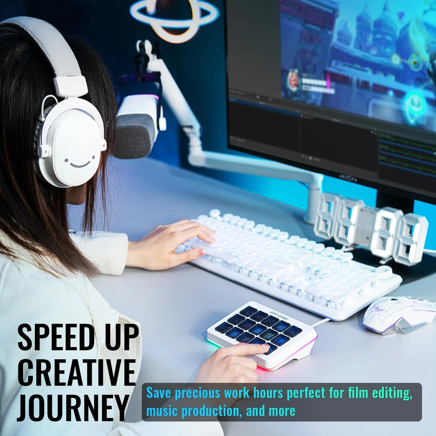 FIFINE AmpliGame D6 Stream Controller Deck with RGB - Image 15