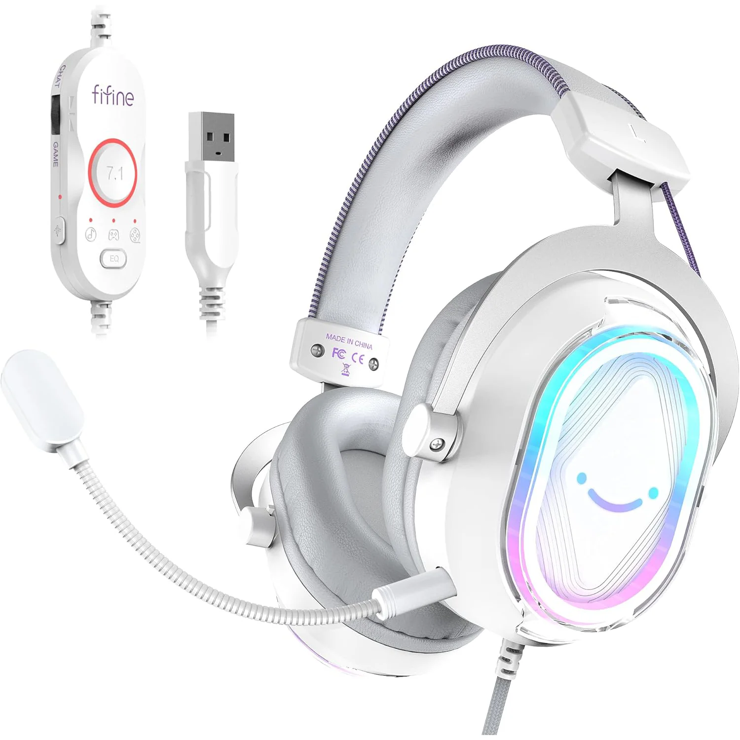 FIFINE AmpliGame H13 USB Headset with RGB - Image 10