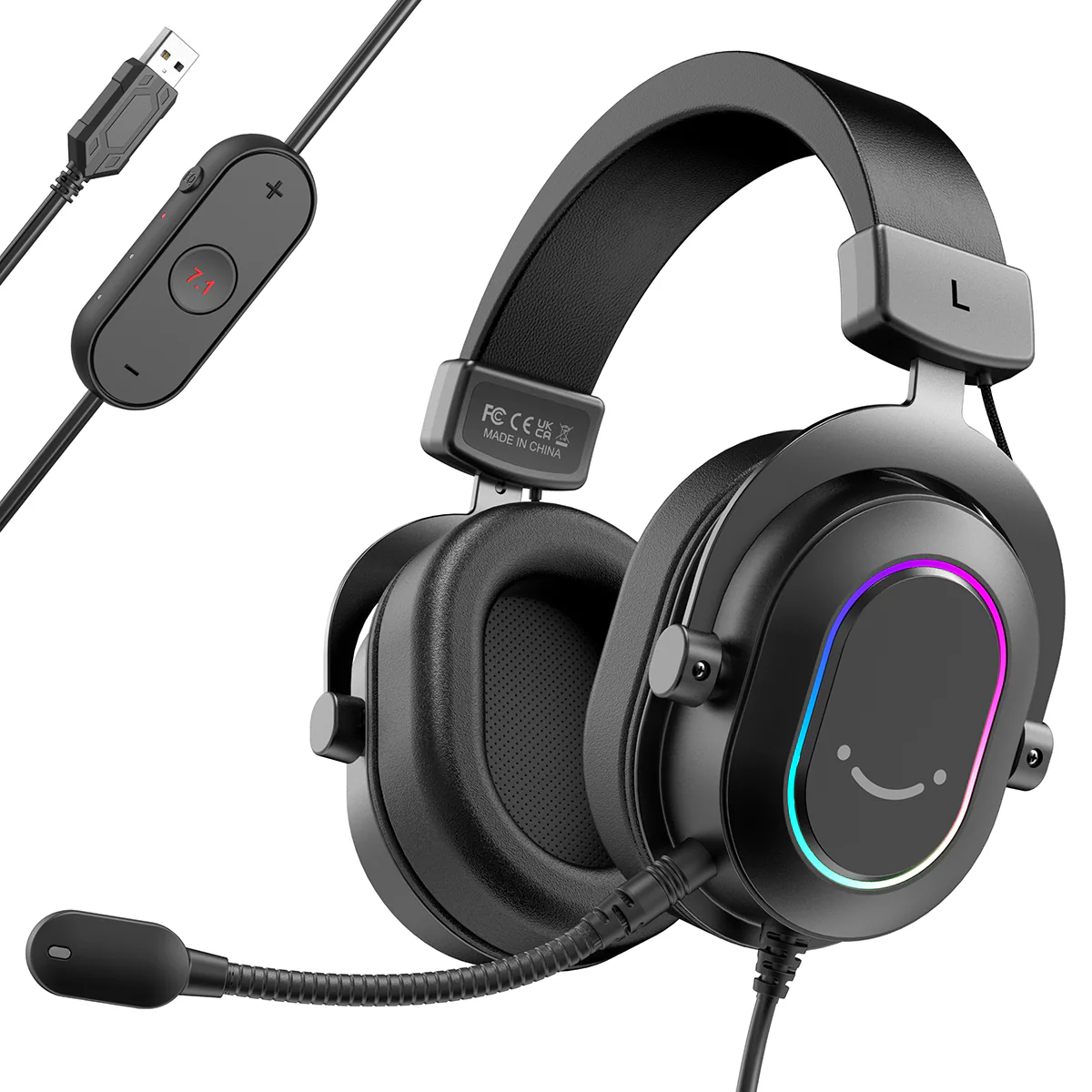FIFINE AmpliGame H6 USB Gaming Headset with RGB - Image 14