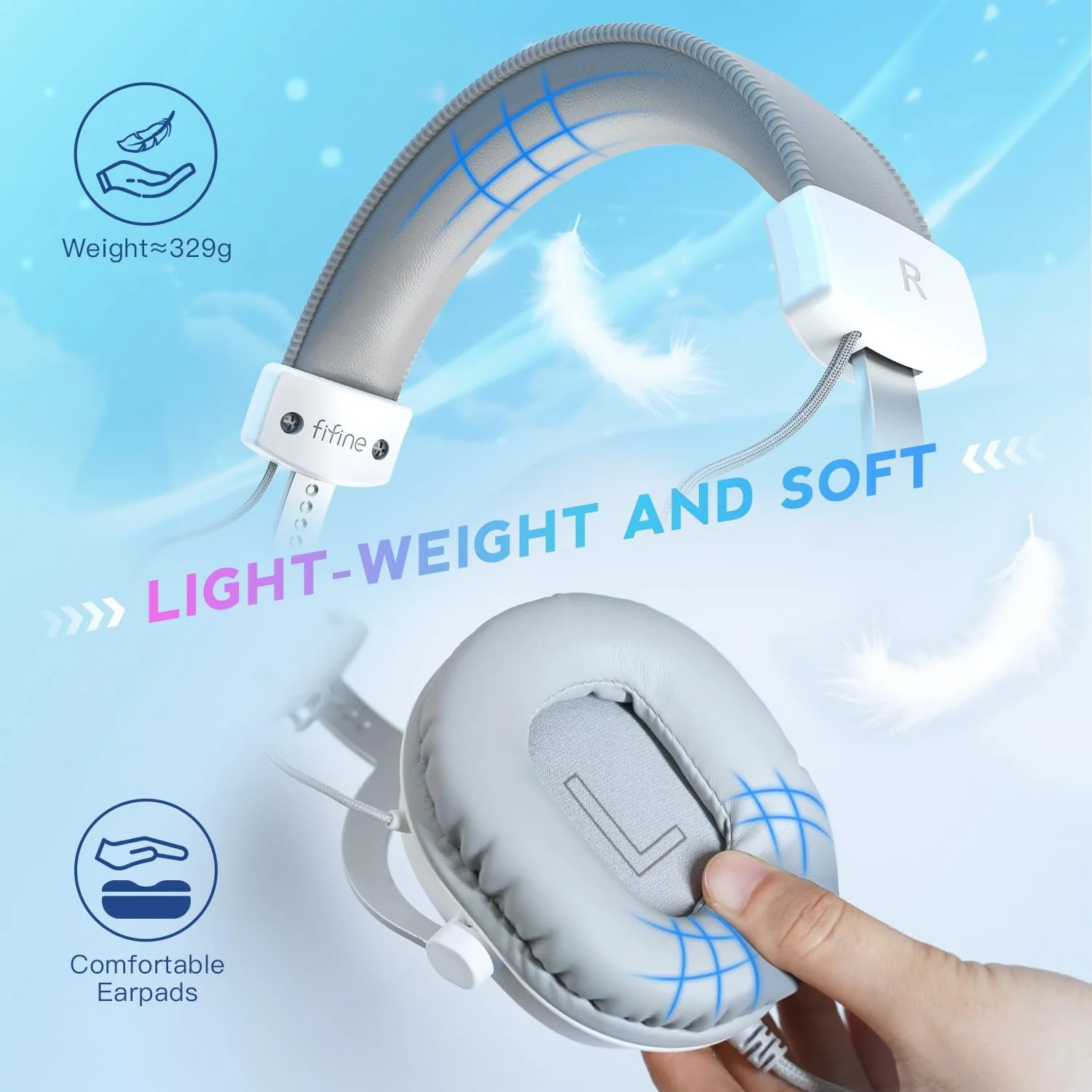 FIFINE AmpliGame H9 USB Gaming Headset - Image 6