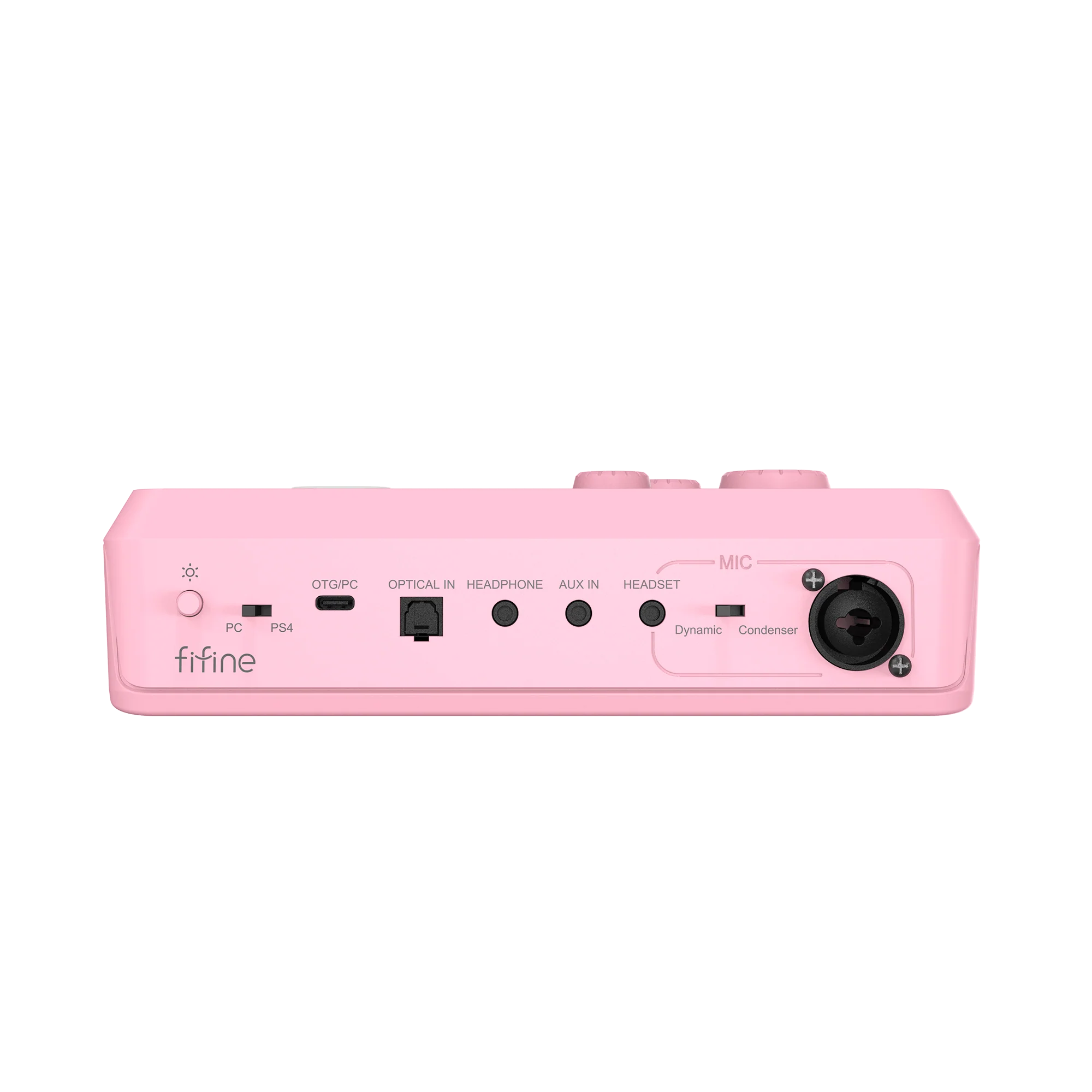 FIFINE AmpliGame SC8 Gaming Audio Mixer with RGB - Image 15