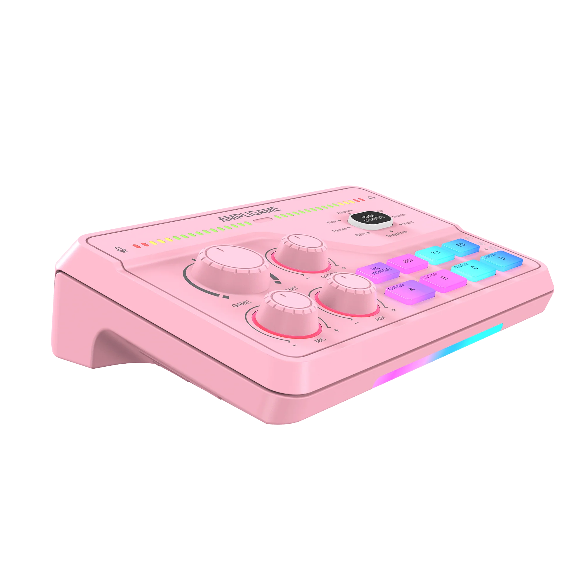 FIFINE AmpliGame SC8 Gaming Audio Mixer with RGB - Image 16
