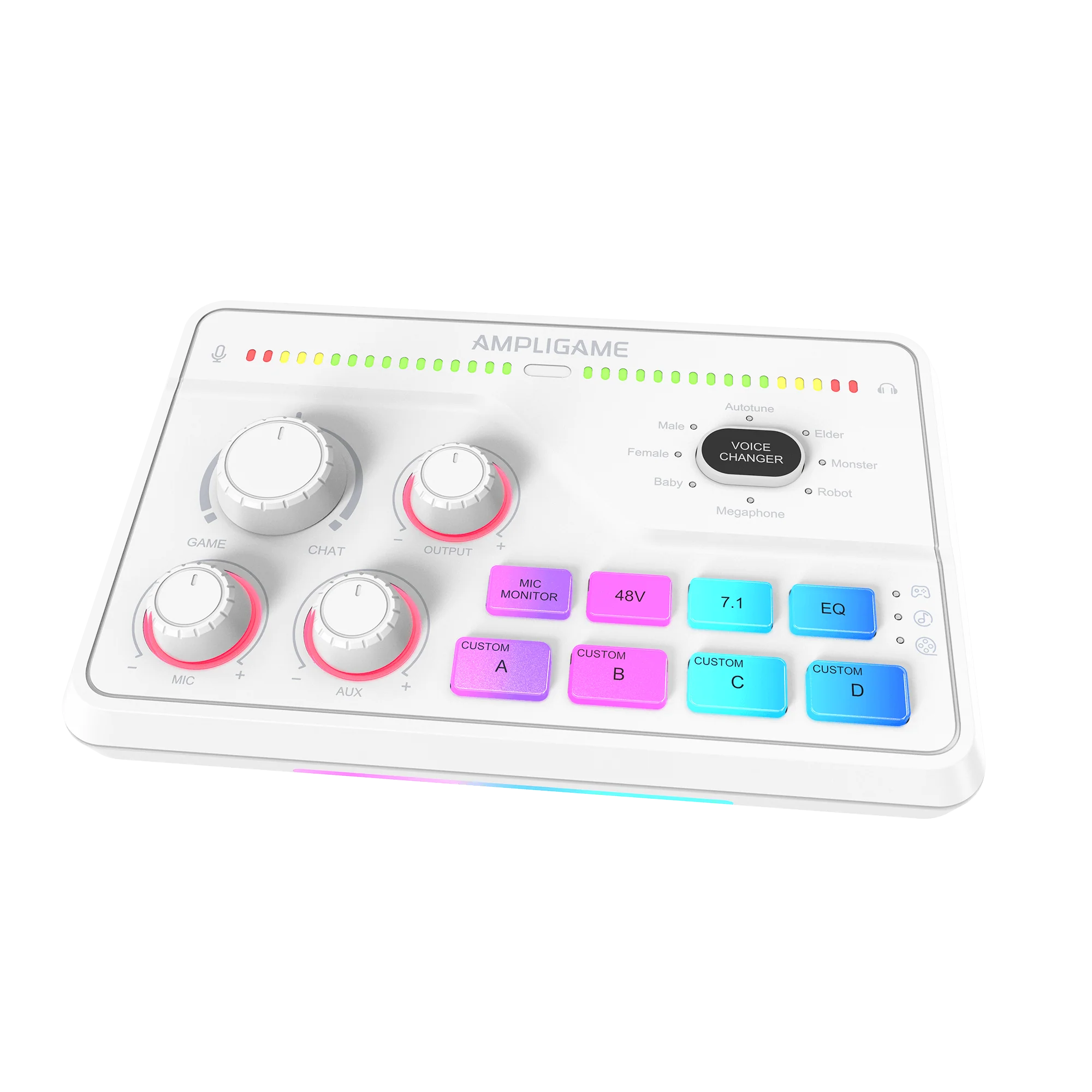 FIFINE AmpliGame SC3 Gaming Audio Mixer with RGB - Image 19