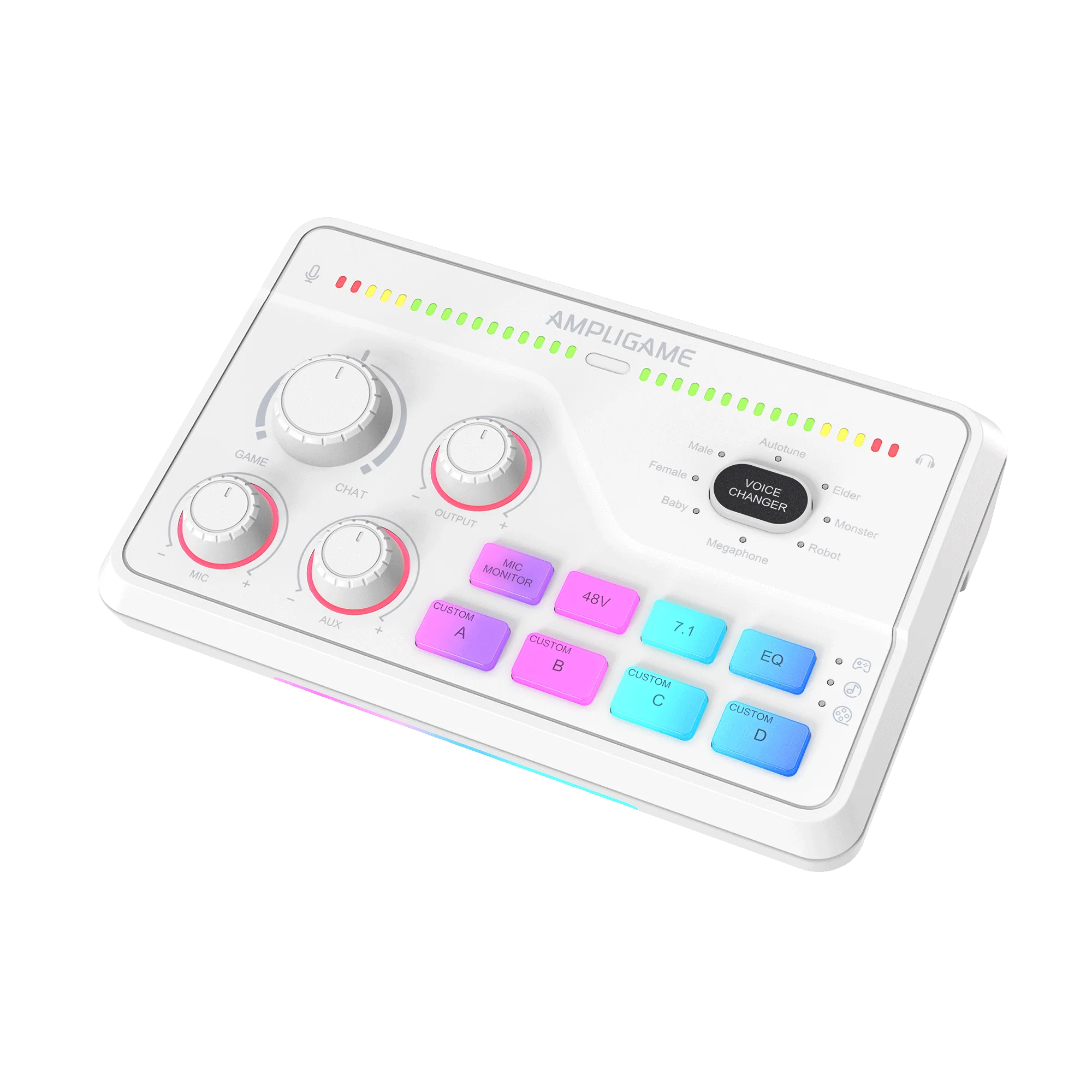 FIFINE AmpliGame SC8 Gaming Audio Mixer with RGB - Image 22
