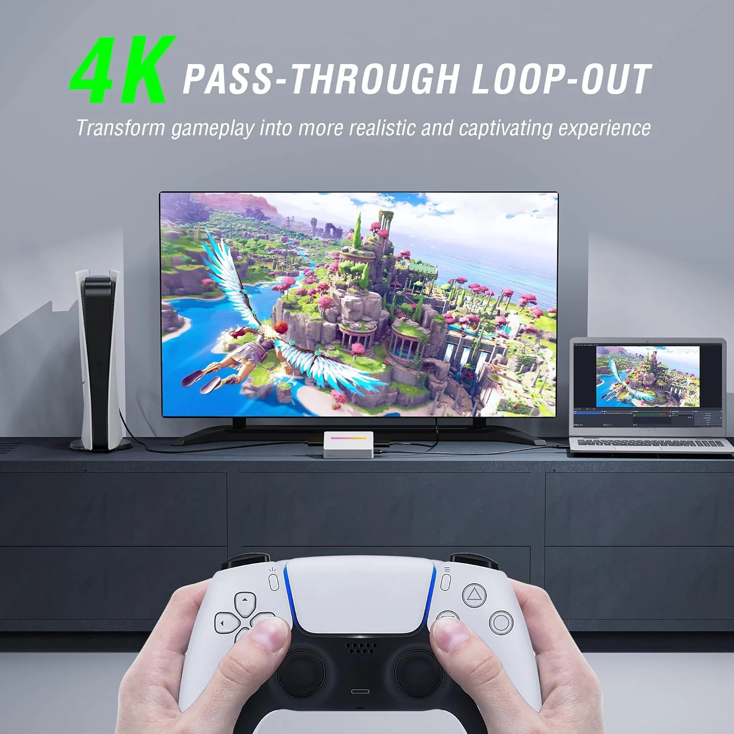 FIFINE AmpliGame V3 4K/2K/1080P HD Capture Card with RGB - Image 7
