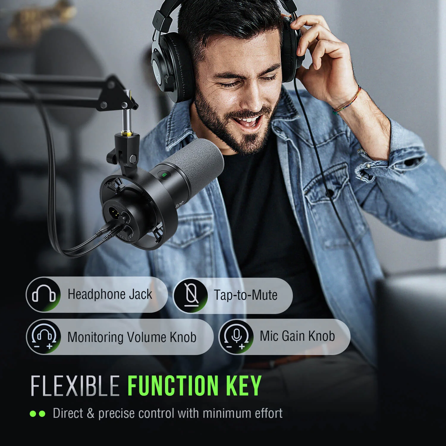 FIFINE AmpliTank K688 USB/XLR Dynamic Microphone - Image 24