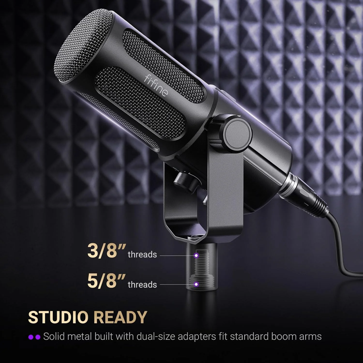 FIFINE AmpliTank Tank6 USB/XLR Dynamic Microphone - Image 8