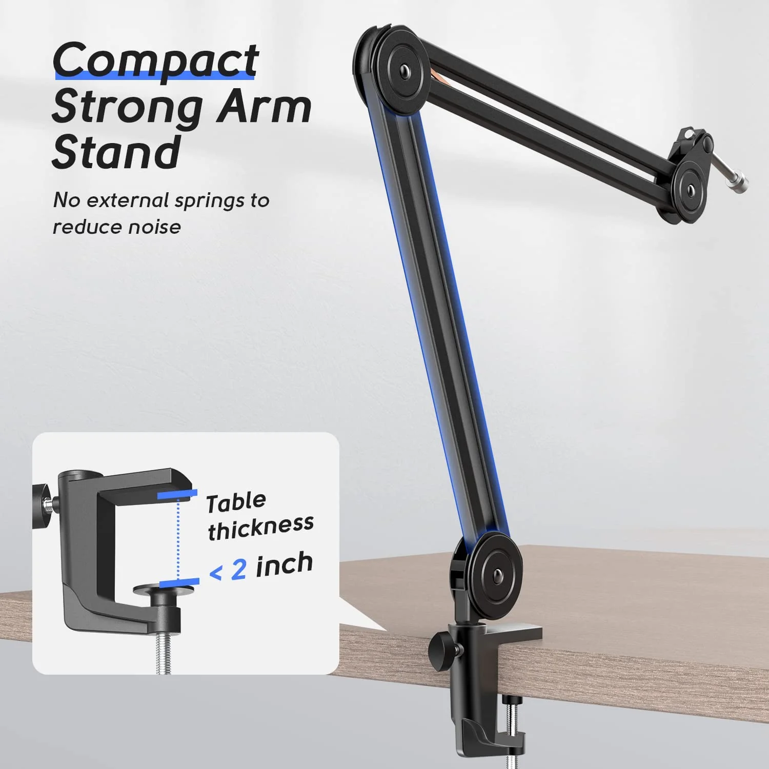 FIFINE BM63 Microphone Boom Arm Stand - Image 5