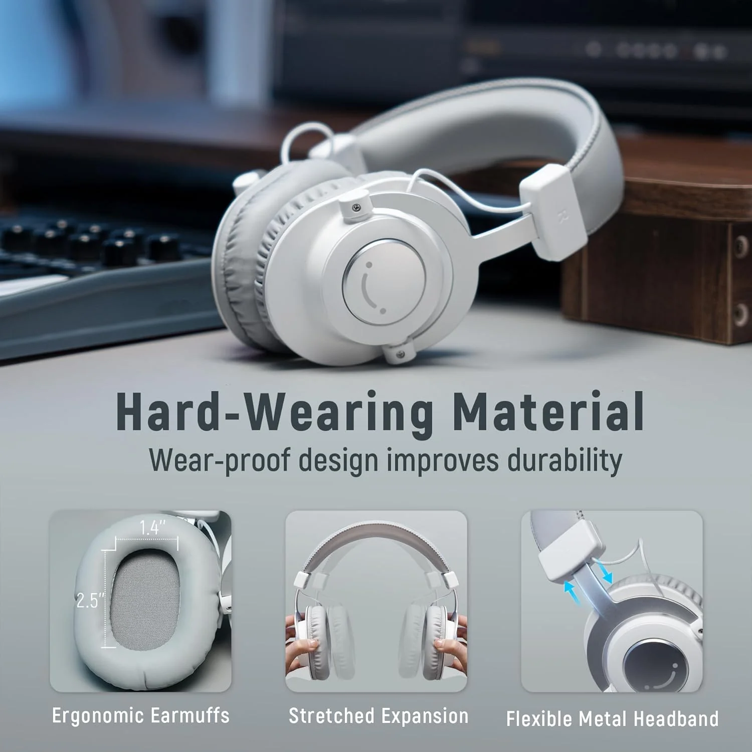 FIFINE H8 3.5mm/6.35mm Studio Headphone - Image 10