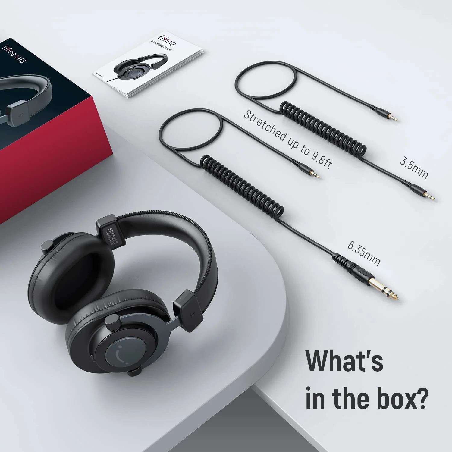 FIFINE H8 3.5mm/6.35mm Studio Headphone - Image 4