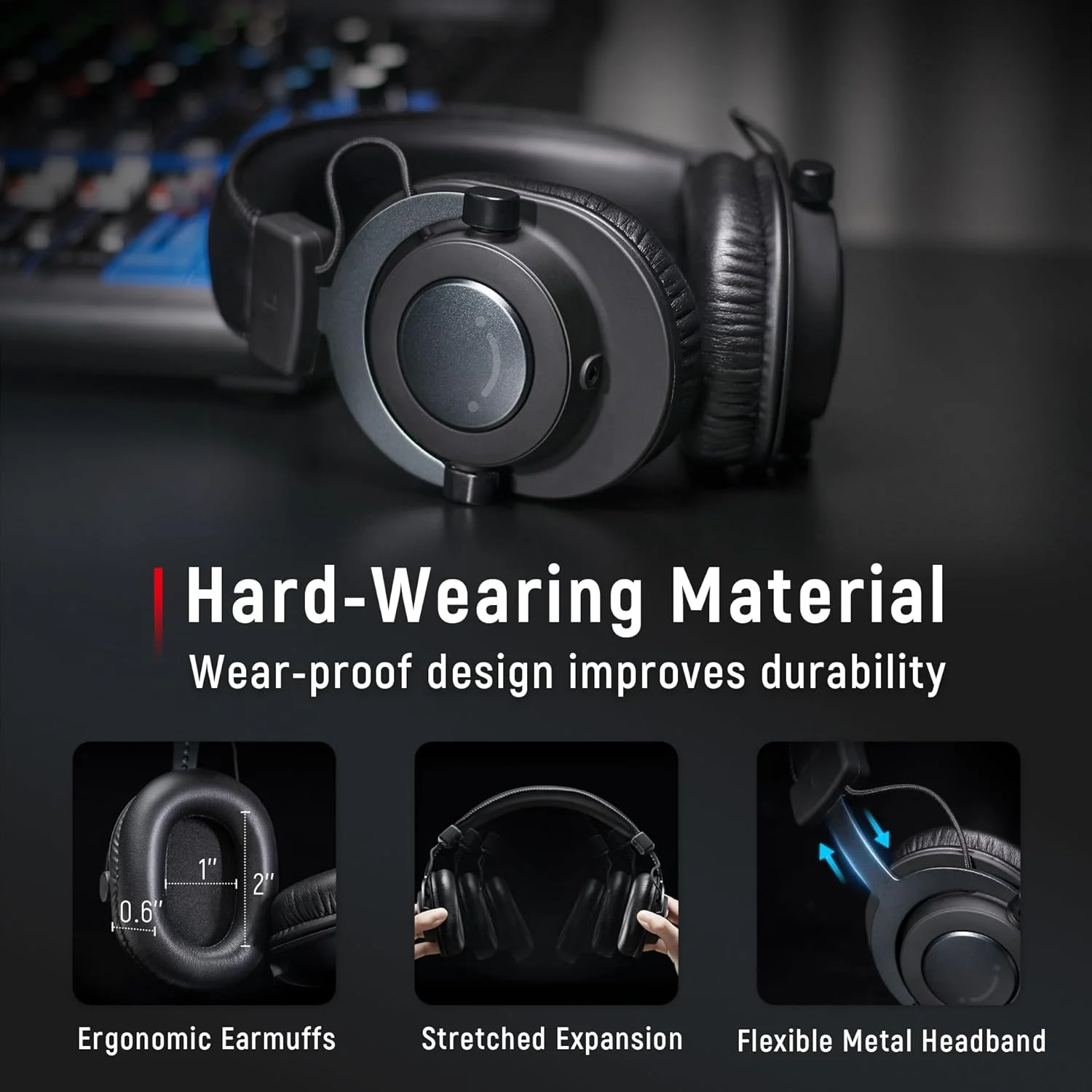 FIFINE H8 3.5mm/6.35mm Studio Headphone - Image 7