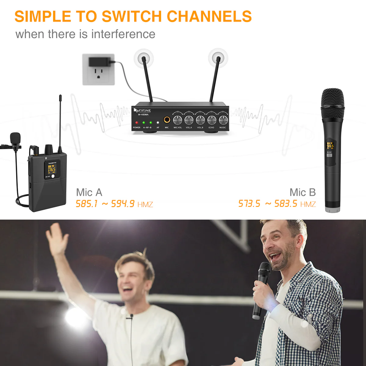 FIFINE K036A Wireless Microphone System - Image 6