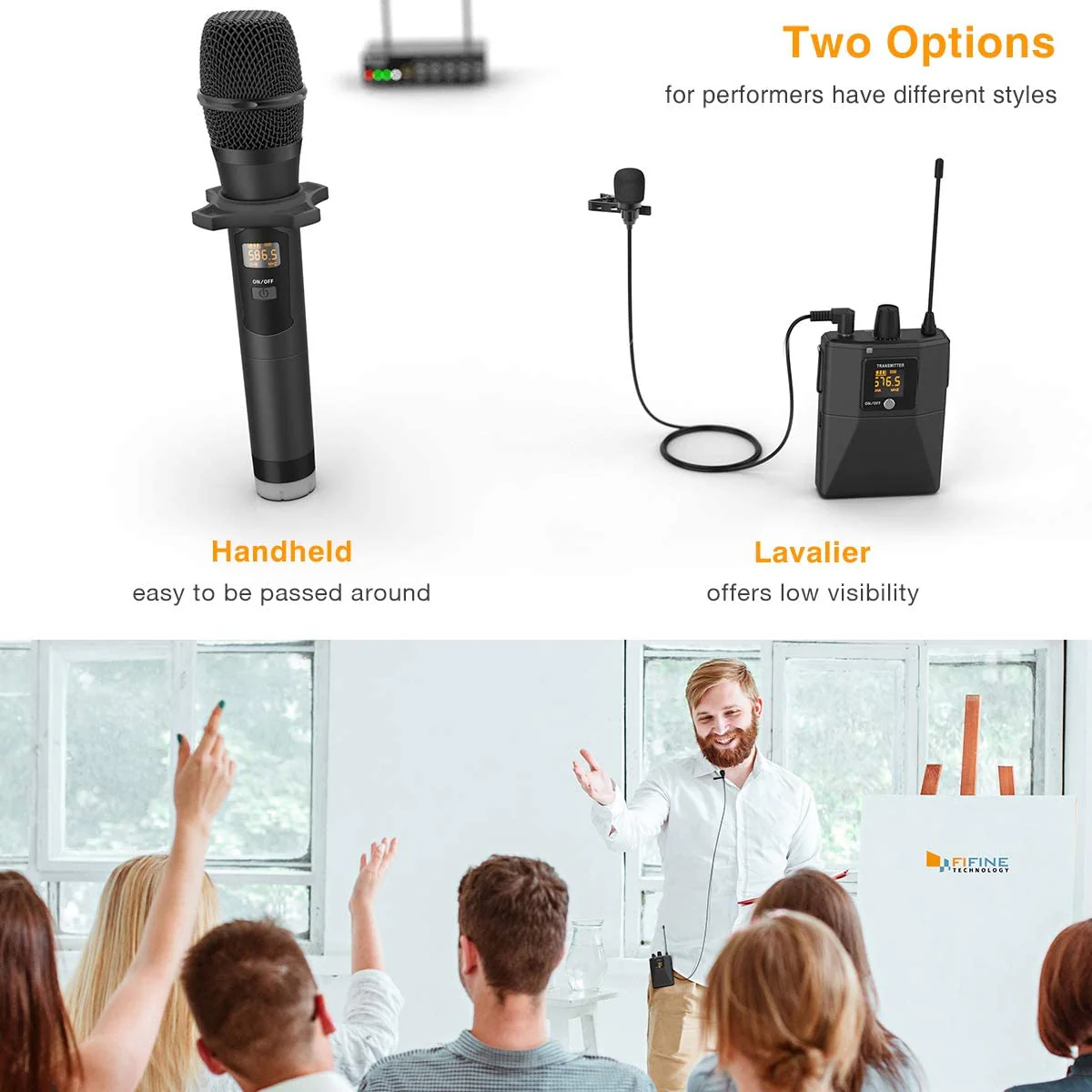 FIFINE K036A Wireless Microphone System - Image 7