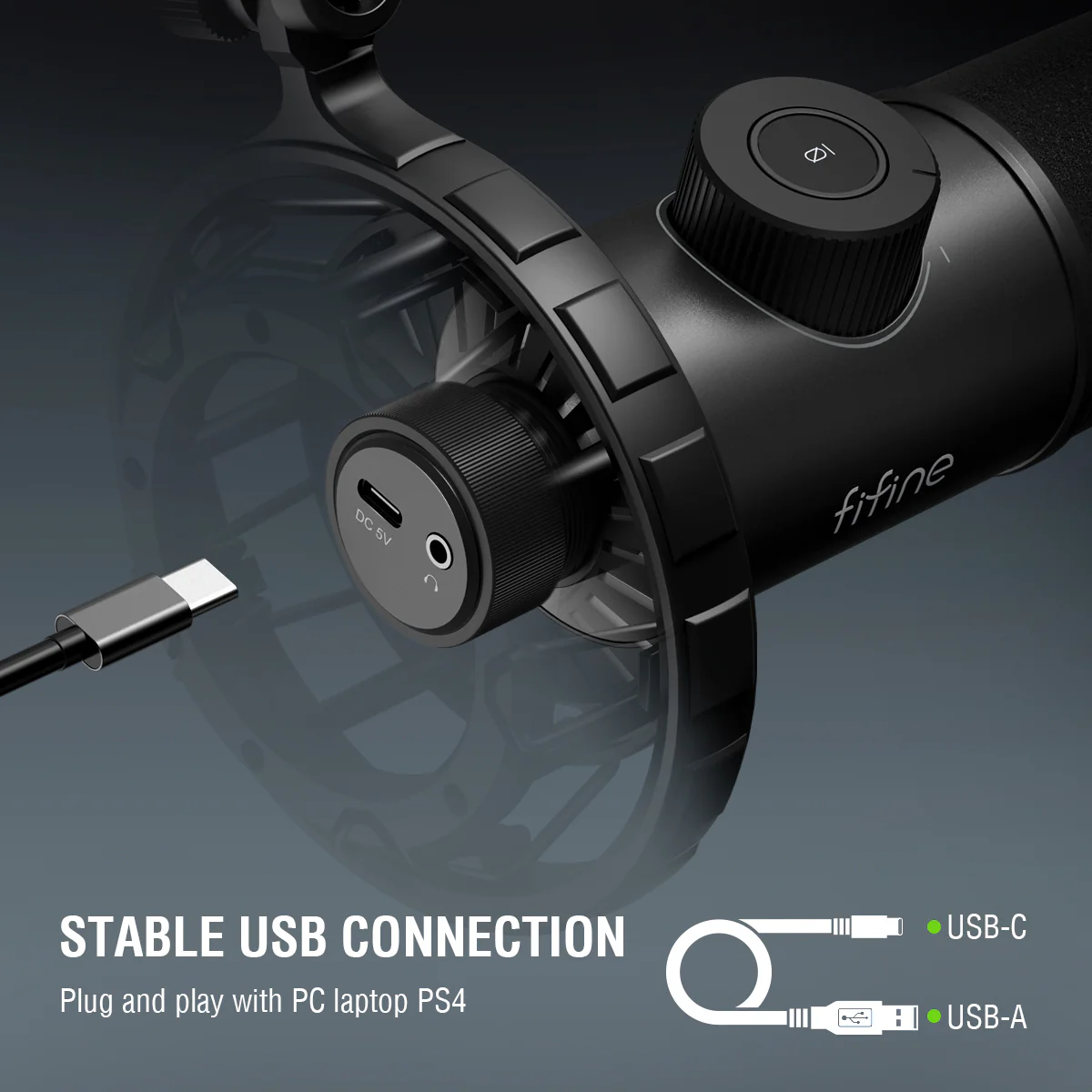 FIFINE K658 USB Dynamic Microphone - Image 3
