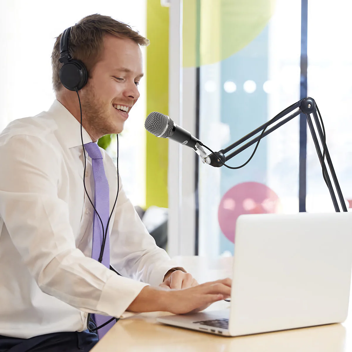 FIFINE K668 USB Condenser Microphone with Tripod Stand - Image 4