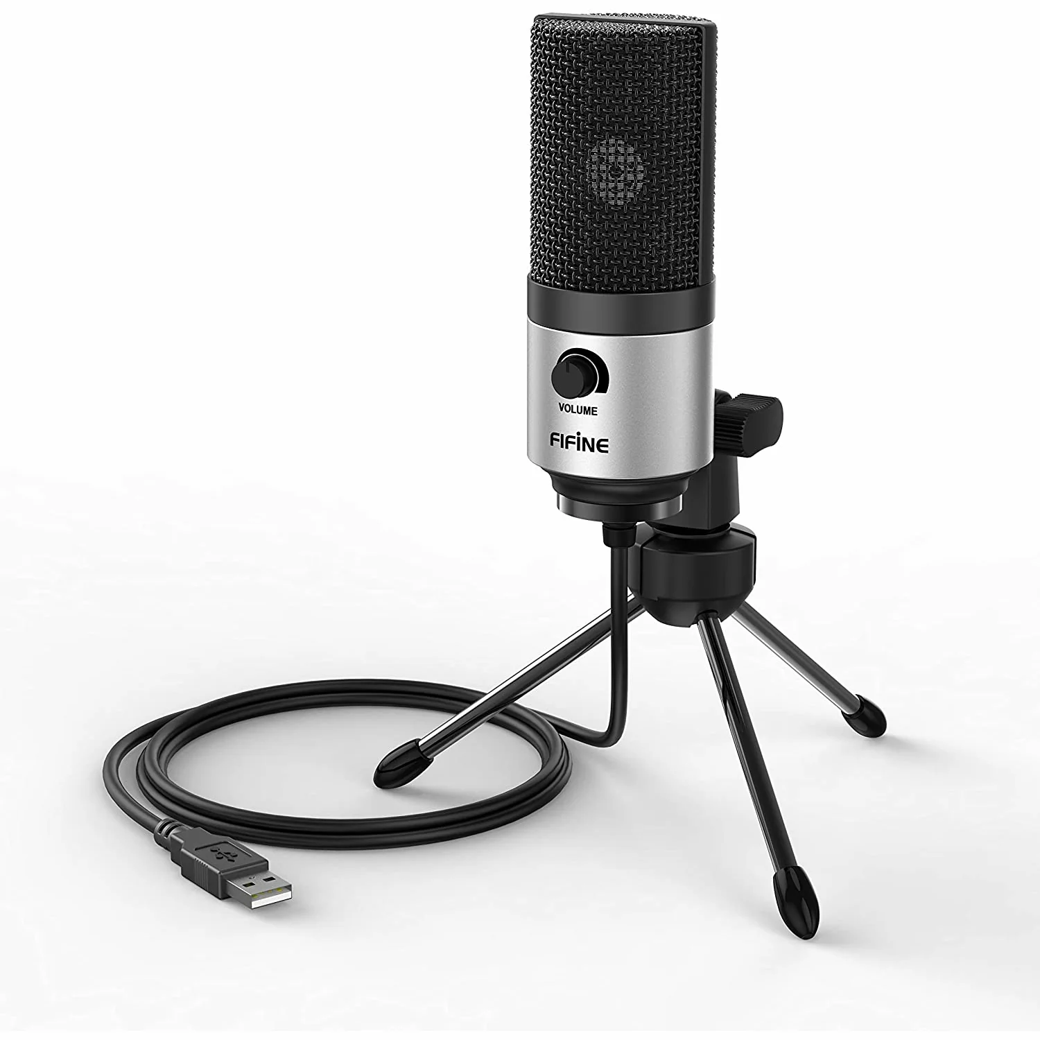 FIFINE K669B USB Condenser Microphone with Tripod Stand - Image 7