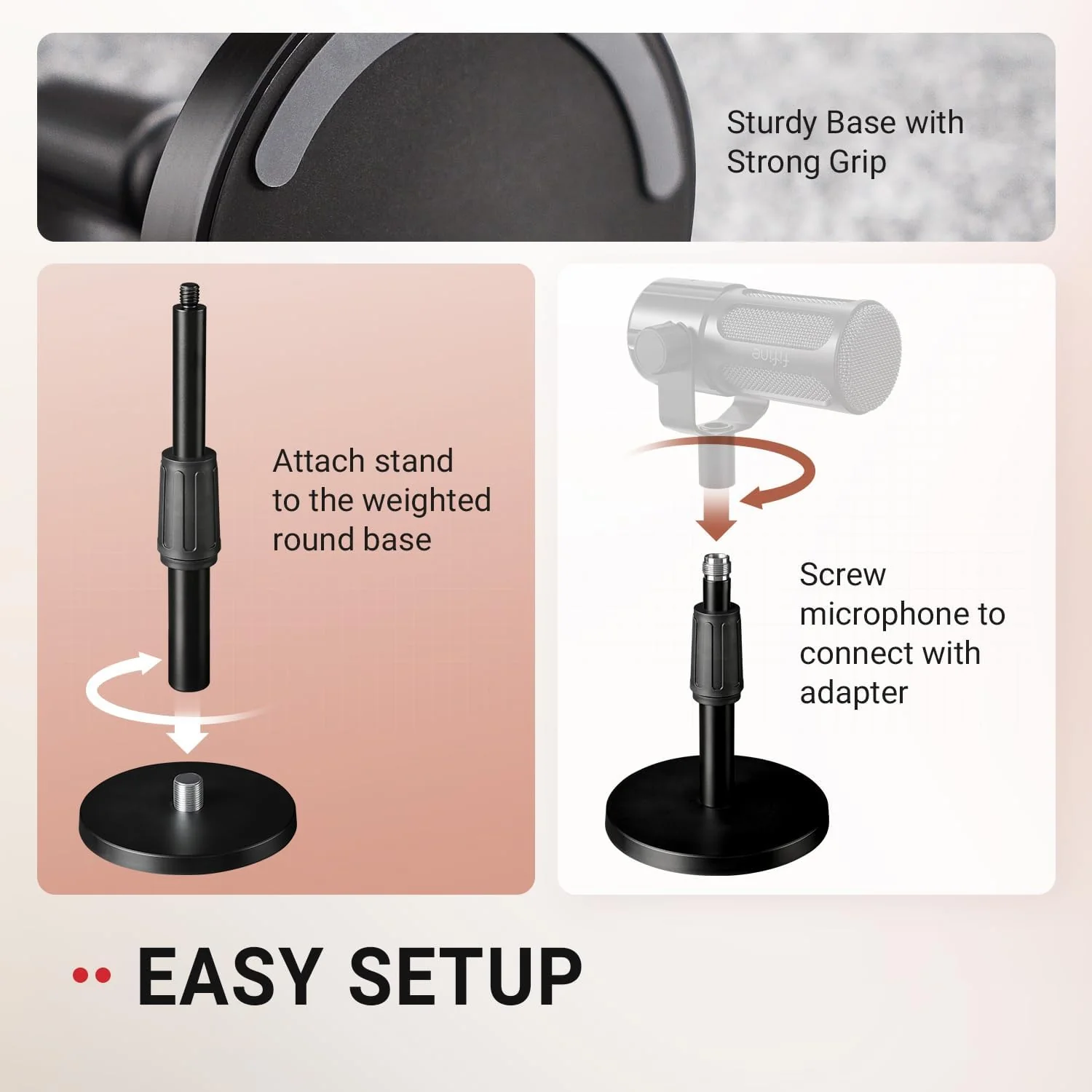 FIFINE Streaming & Gaming Standard Bundle Kit: AM8 Microphone + BS1 Desktop Mic Stand - Image 7