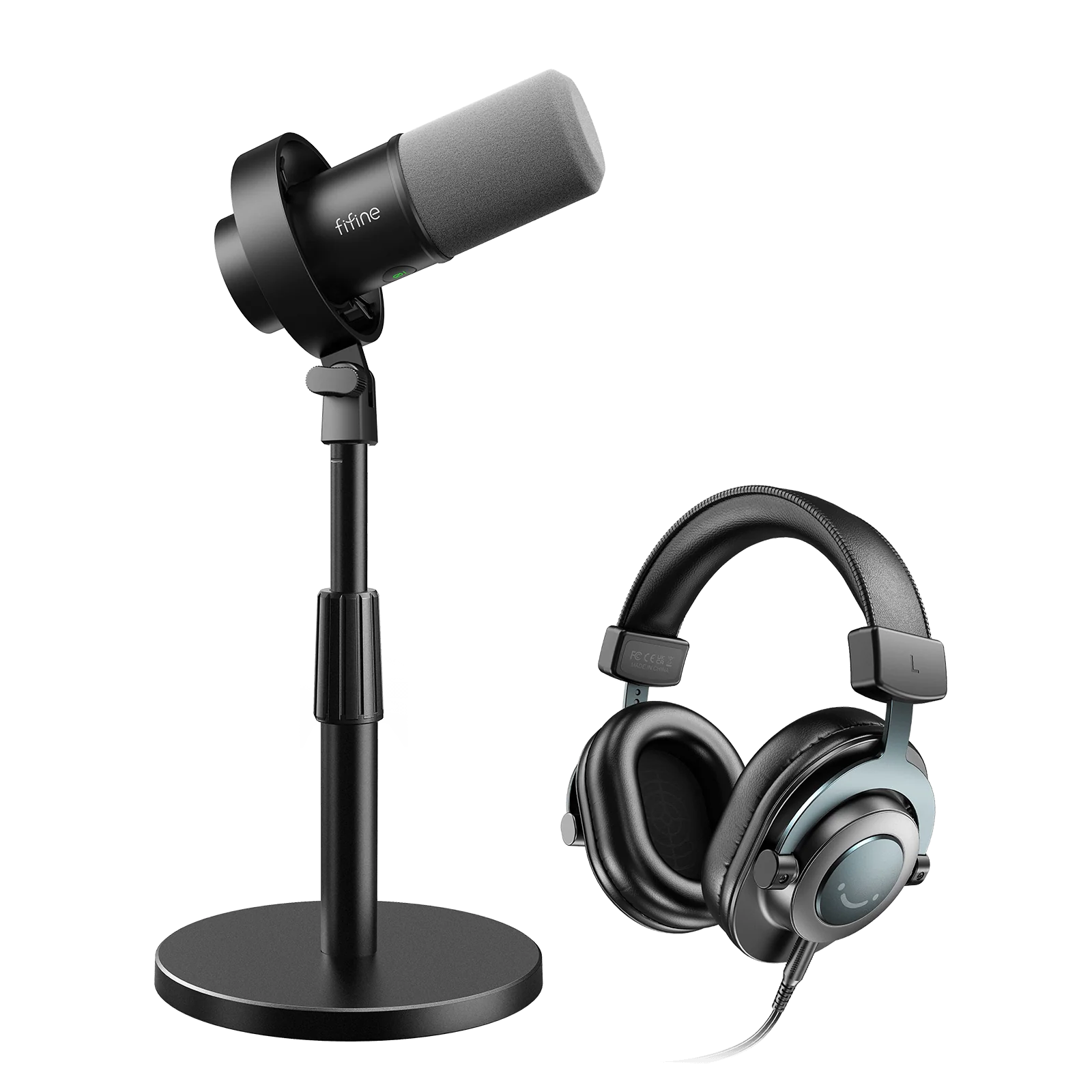 FIFINE Podcasting & Recording Standard Bundle Kit: K688 Microphone + BS1 Desktop Mic Stand - Image 12