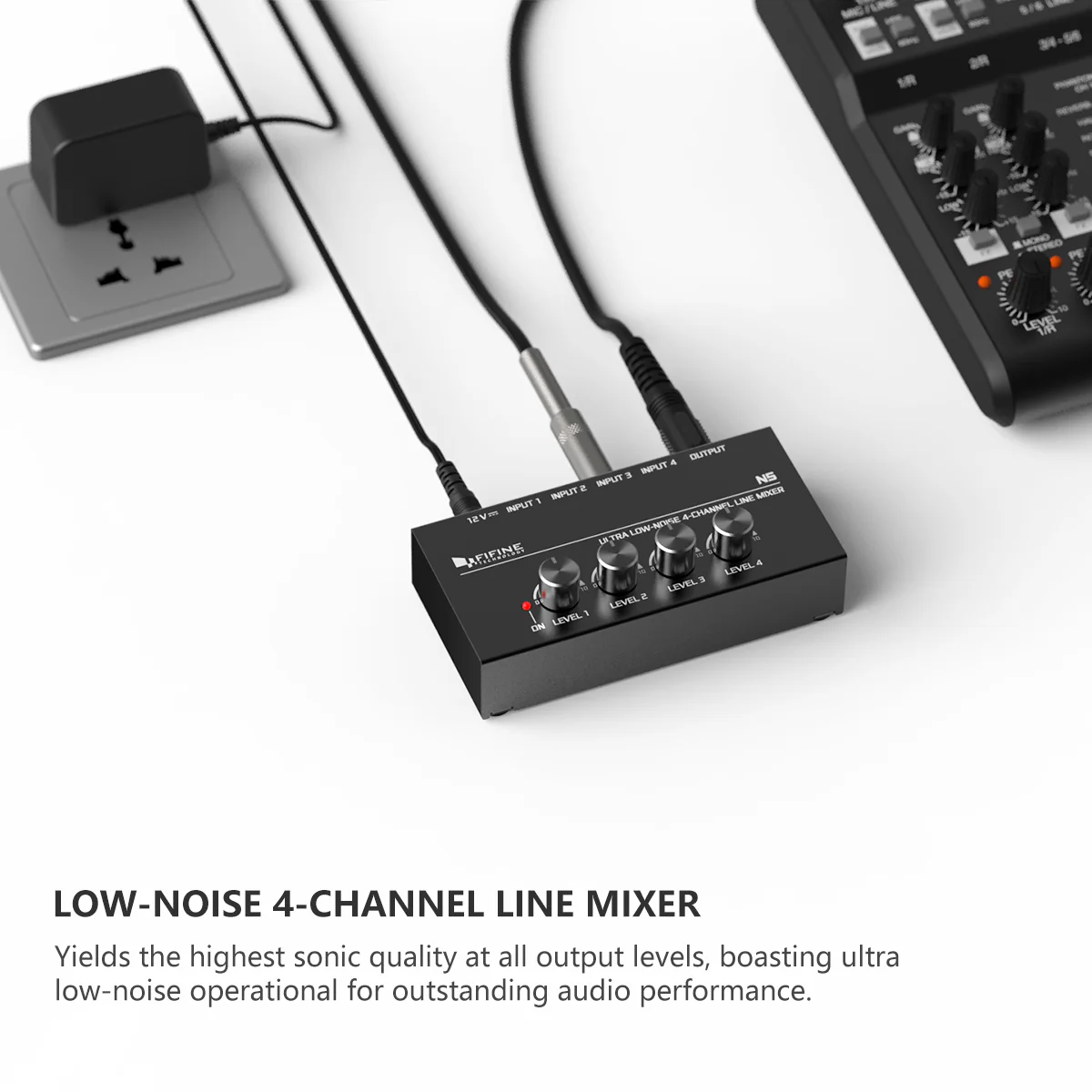 FIFINE N5 Four-channel Line Mixer - Image 5