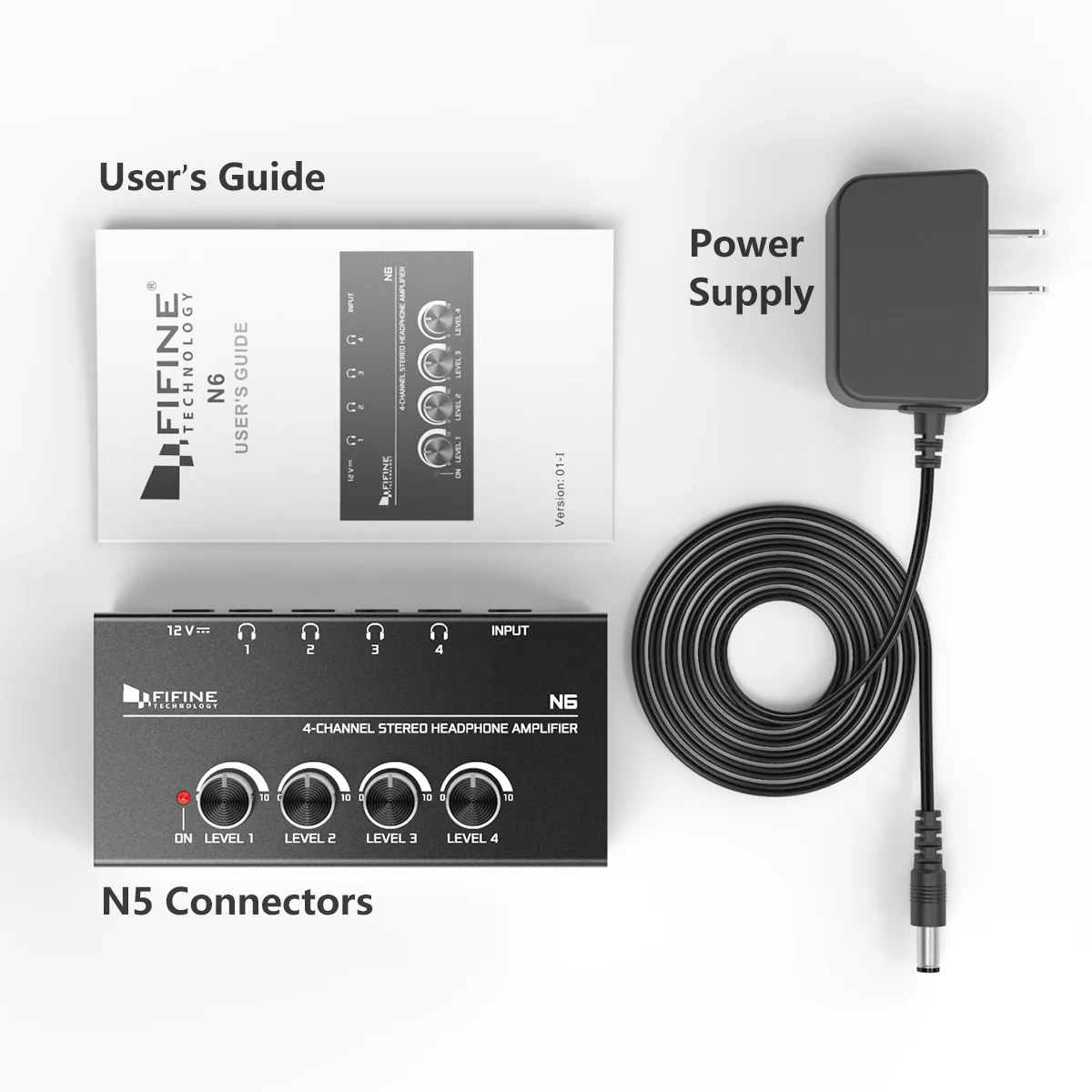 FIFINE N6 Headphone Amplifier - Image 4