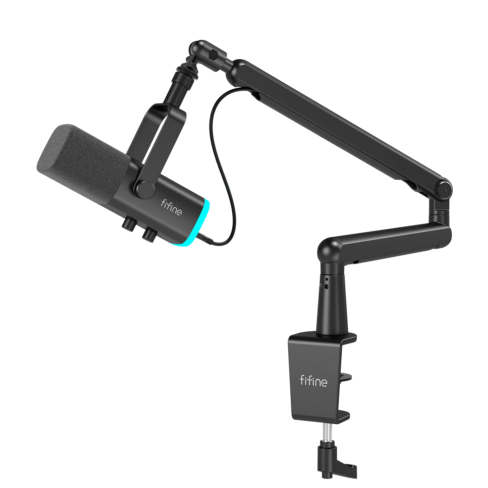 FIFINE BM88 Low Profile Microphone Boom Arm Stand - Image 22