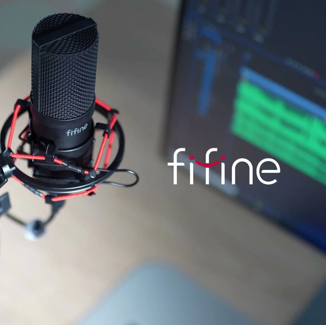 FIFINE T732 USB Condenser Microphone Kit with Boom Arm Stand - Image 4