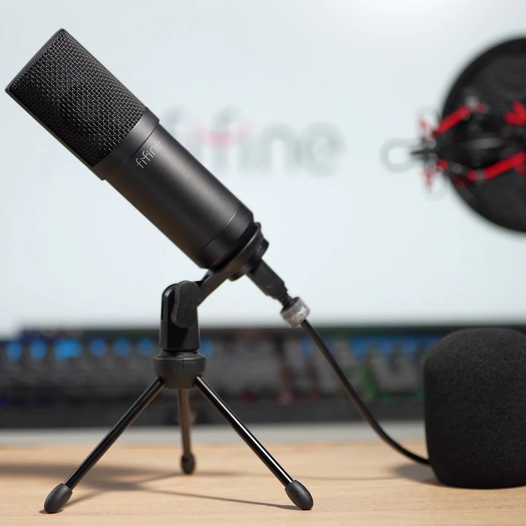 FIFINE T732 USB Condenser Microphone Kit with Boom Arm Stand - Image 6