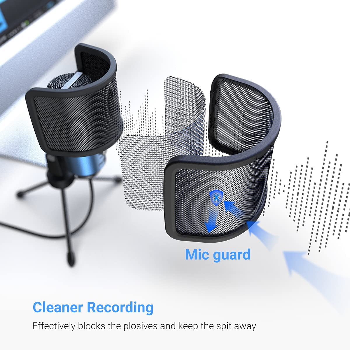 FIFINE U1 U-shaped Pop Filter with Metal Mesh - Image 9