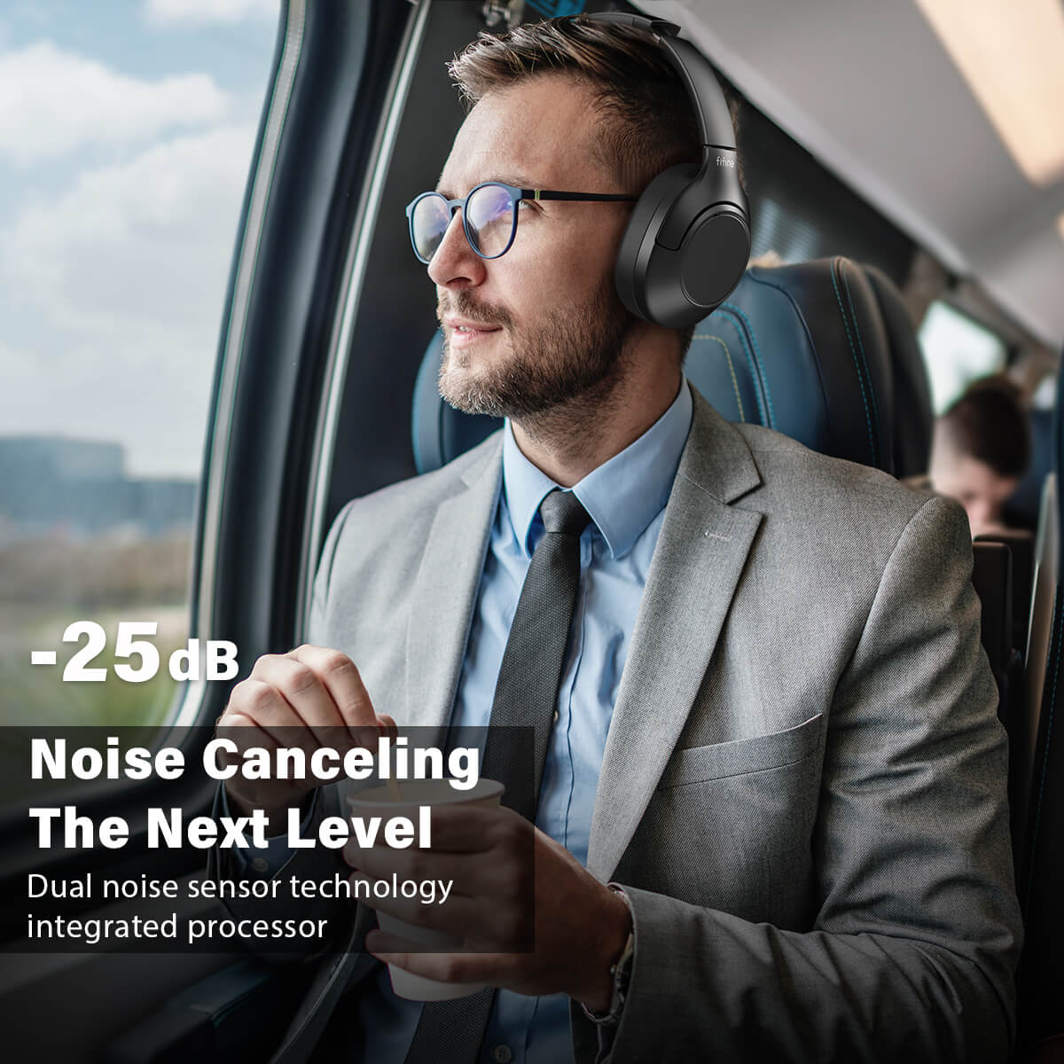 FIFINE X3 Bluetooth Wireless Over-Ear Headphone - Image 3