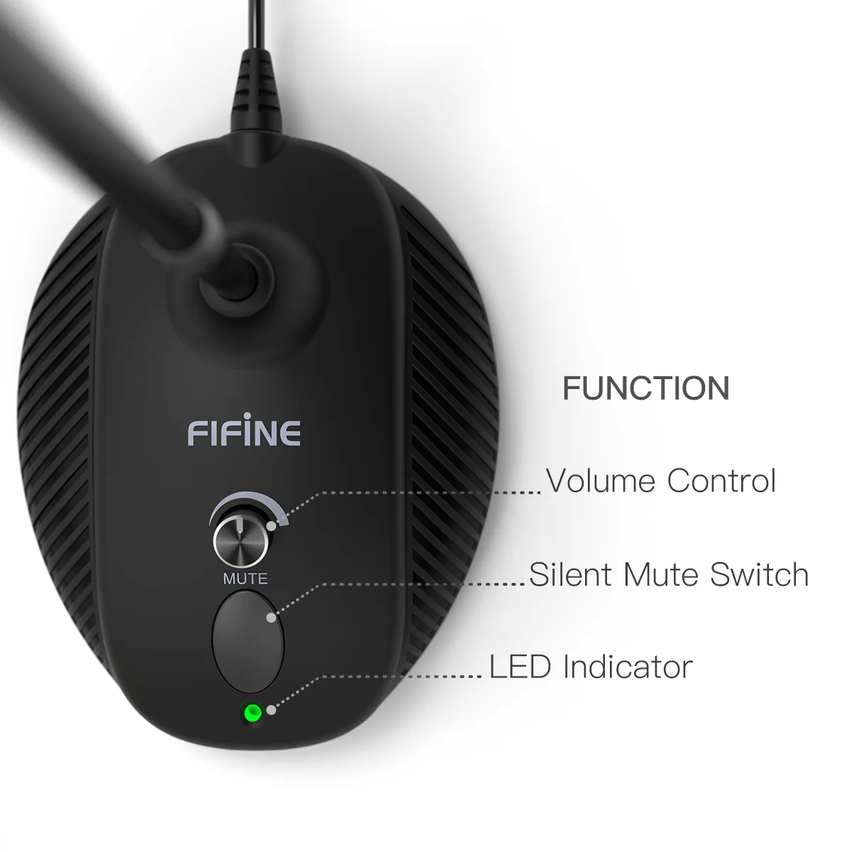 FIFINE K052 USB PC Computer Microphone - Image 5