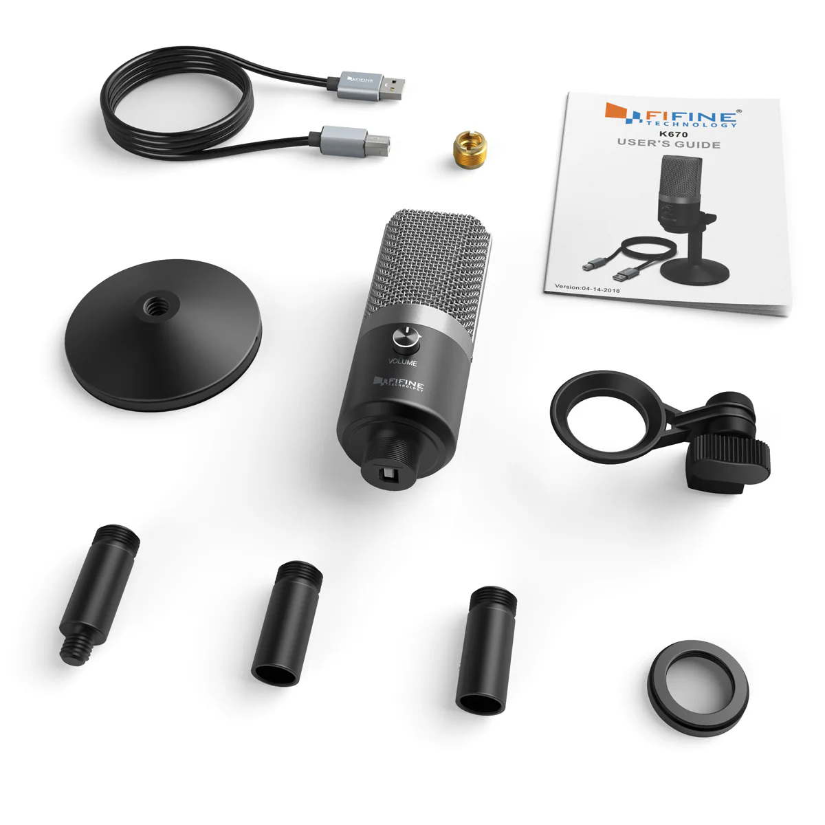 FIFINE K670/670B USB Condenser Microphone - Image 3